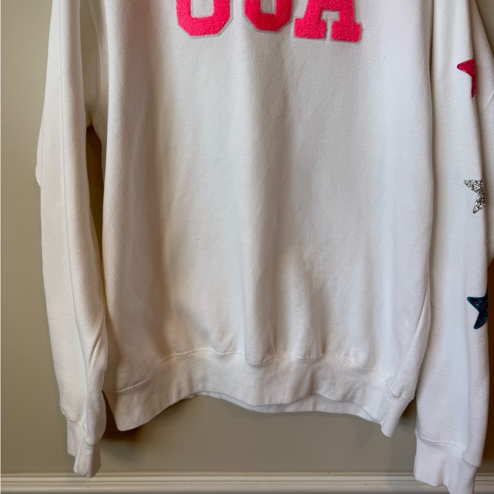 Judith March USA “Love my Hometown “ crew luxury sweatshirt size S/M - Picture 4 of 10
